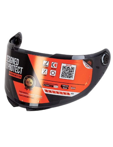 MT HELMTES Pantalla Recambio Dark MT-V-14B Adaptable a Revenge 2 22.06