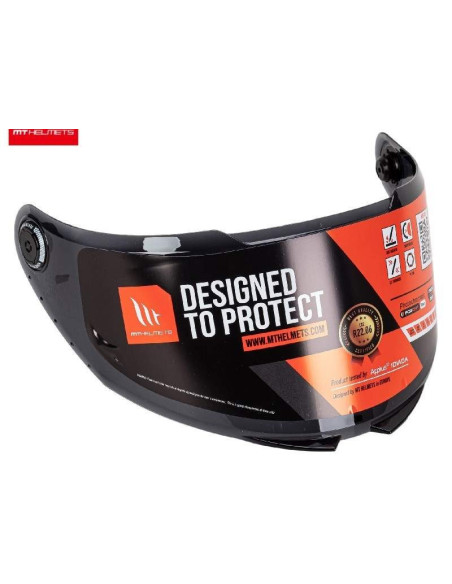MT HELMTES Pantalla Recambio Dark MT-V-14B Adaptable a Revenge 2 22.06