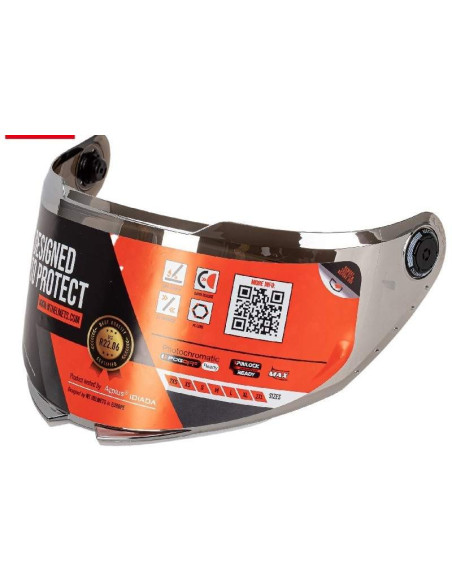 MT HELMTS Pantalla Recambio SILVER MT-V-14B Adaptable a Revenge 2 22.06