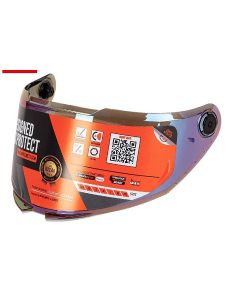 MT HELMTS Pantalla Recambio IRIDUM MT-V-14B Adaptable a Revenge 2 22.06