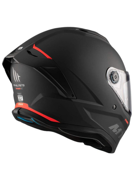 MT HELMETS STINGERS 2 SOLID NEGRO MATE HOMOLOGACION 22.06