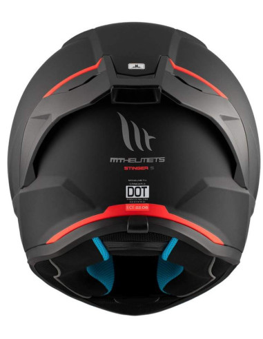 MT HELMETS STINGERS 2 SOLID NEGRO MATE HOMOLOGACION 22.06