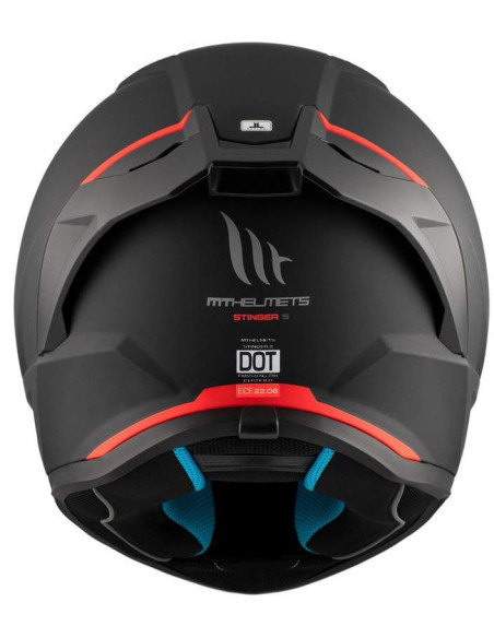 MT HELMETS STINGERS 2 SOLID NEGRO MATE HOMOLOGACION 22.06
