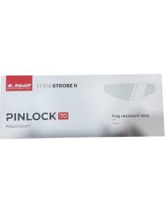 DOBLE XX PINLOCK para Casco LS2 FF908 Strobe II MAX Vision 70 Antivhao 2