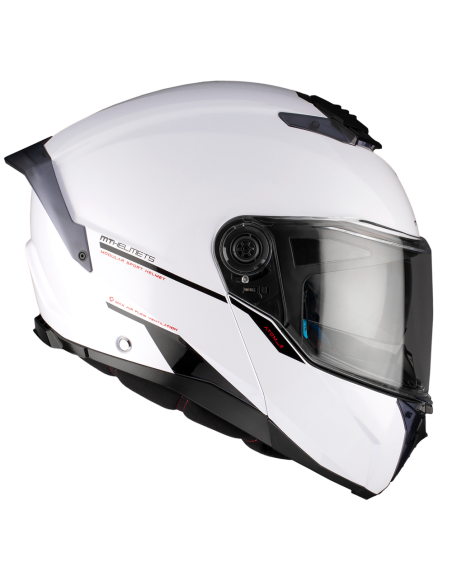 CASCO MODULAR MT ATOM 2 COLOR BLANCO 22.06 CON GAFAS SOLAR