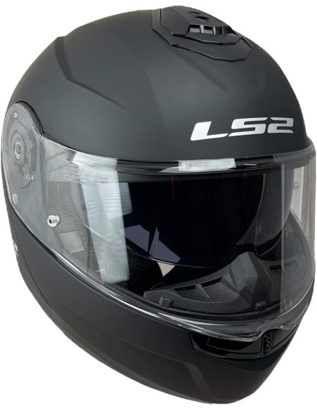 LS2 HELMTS Casco Abatible Strobe 2 Negro Mate Homologacion 22.06