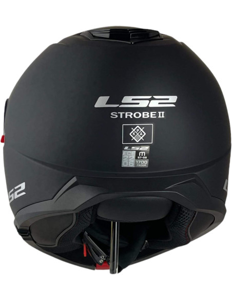 LS2 HELMTS Casco Abatible Strobe 2 Negro Mate Homologacion 22.06