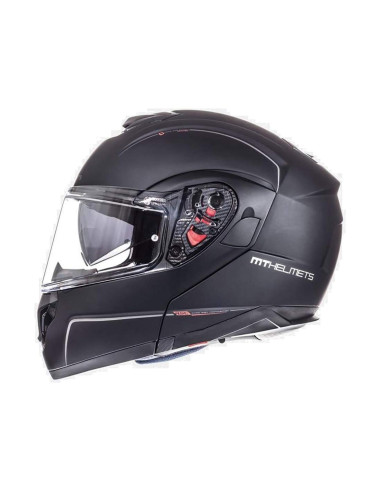 CASCO MT ATOM NEGRO MATE EXPOSICION OUTLET