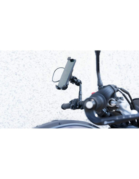 SOPORTE MOVIL MIRROR, FIJACIÓN PARA FUNDA SMARTPHONE CON ABRAZADERA 9-14 MM