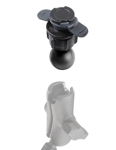 SOPORTE MOVIL TITAN BALL HEAD, CONECTOR DUOLOCK CON BOLA DE 25 MM / 1