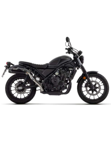 ARROW Escape Honda CL500 23- acero negro copa carbono