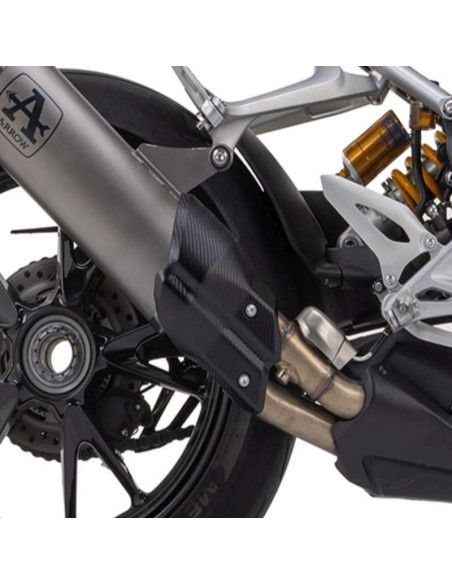 ARROW Protector de calor de carbono para Escape Triumph Speed Triple 1200 RS
