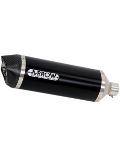 ARROW Escape Race-Tech negro Kawasaki Z750 07-14