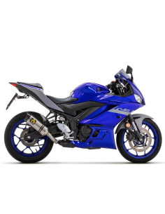 ARROW Escape titanio fondo carbono Yamaha MT-03, YZF R3 / R25 15-