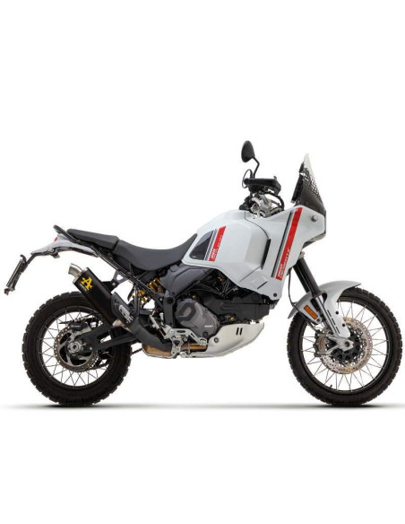 ARROW Escape Ducati Desert X950 22- aluminio negro