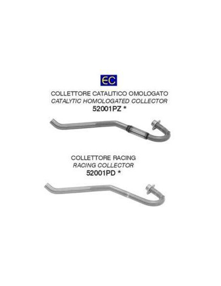 ARROW Colector Acero Aprilia RX-SX 125 18-20