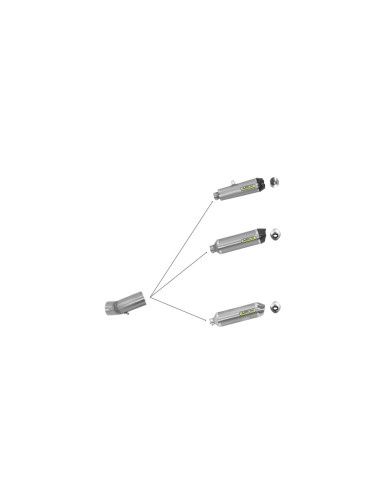 ARROW Conector adaptador acero KAWASAKI ZX-10R 11-15