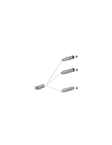 ARROW Conector adaptador acero KAWASAKI ZX-10R 11-15