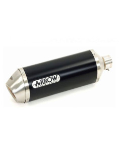 ARROW Escape aluminio negro terminal acero Kawasaki Z650 17-/Ninja 650 17- OC