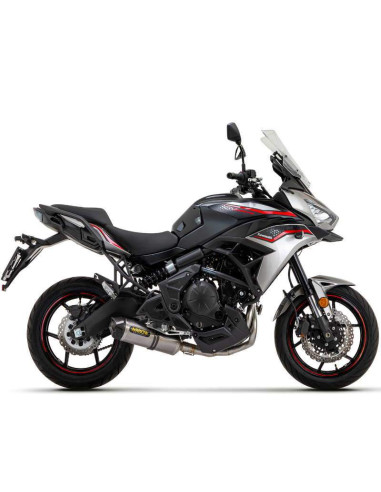 ARROW Escape aluminio fondo carbono Kawasaki Z650-Ninja-Versys 17- OC