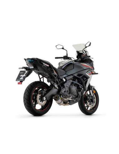 ARROW Escape aluminio fondo carbono Kawasaki Z650-Ninja-Versys 17- OC