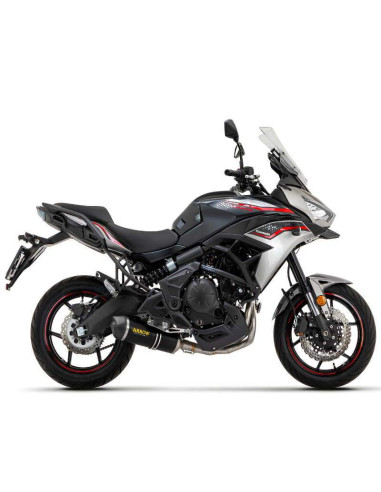 ARROW Escape aluminio negro fondo carbono Kawasaki Z650-versys-Ninja 650 17- OC