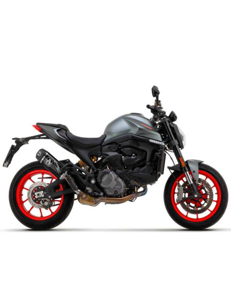 ARROW Escape Indy Race Aluminio Negro DUCATI MONSTER 937 21+