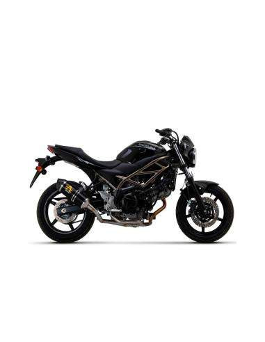 ARROW Escape Aluminio Negro Race tech Suzuki SV 650 21+ OC