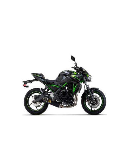 ARROW Escape completo Indy Race Kawasaki Z-Ninja 650 21- aluminio negro