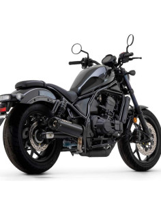 ARROW Escape Honda Rebel 1100 tapa aluminio negro