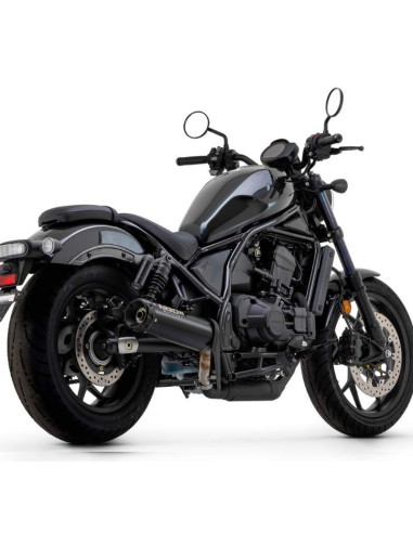 ARROW Escape Honda Rebel 1100 tapa aluminio negro