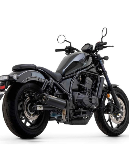 ARROW Escape Honda Rebel 1100 tapa aluminio negro