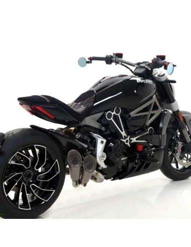 ARROW Escape Pro Race negro Ducati Xdiavel 16-20
