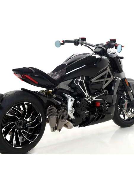 ARROW Escape Pro Race negro Ducati Xdiavel 16-20