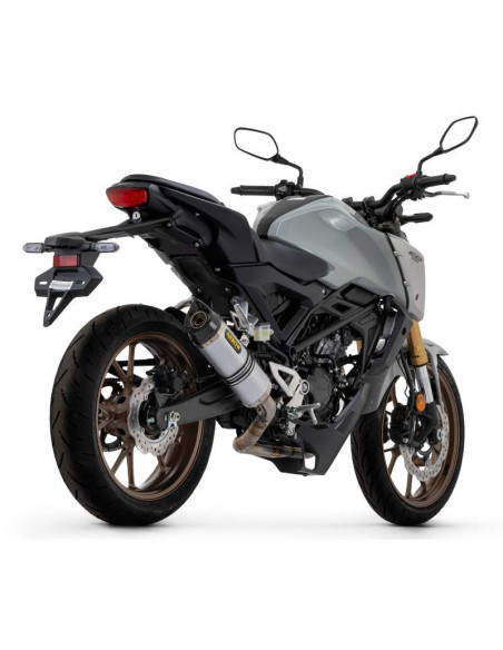 ARROW   Escape Honda CB125R 21- Thunder aluminio