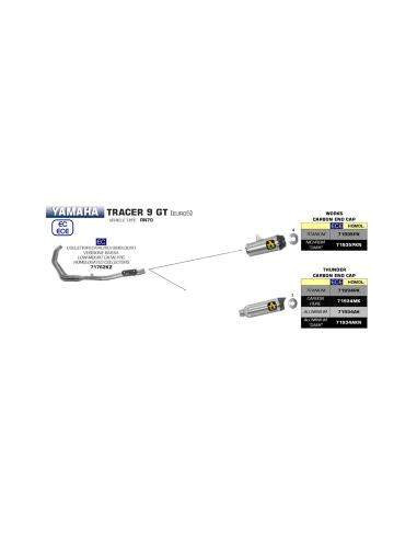 ARROW Colector homologado Yamaha Tracer 9 GT 21- OC