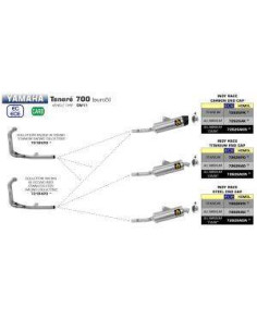 ARROW Colector acero Yamaha Tenere 700 21- 2