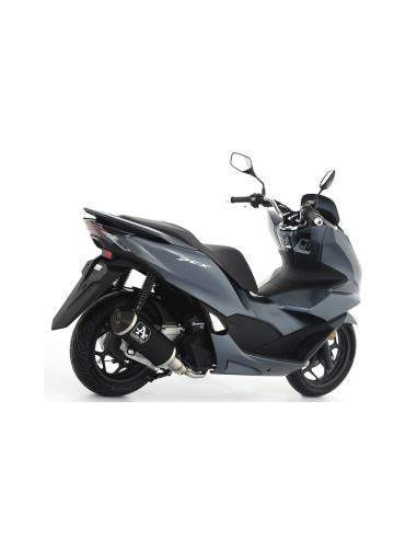 ARROW Escape Honda PCX125 21- OC aluminio negro
