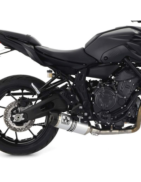 ARROW Escape Yamaha MT07 21- aluminio