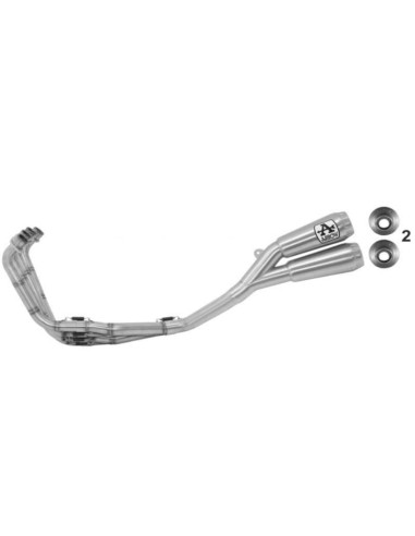 ARROW Escape Completo con silenciosos Pro-Race en titanio Honda CB650R-CBR650R 19+