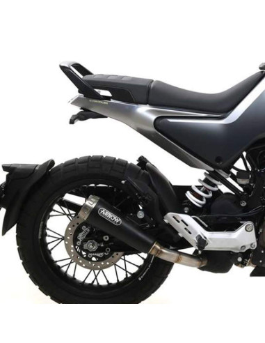 ARROW EscapePro-race Husqvarna Svartpilen-Vitpilen 401 negro