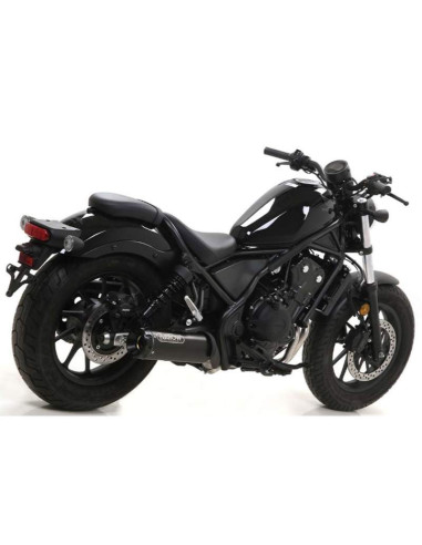 ARROW  Escape Honda Rebel 500 copa negro 17-