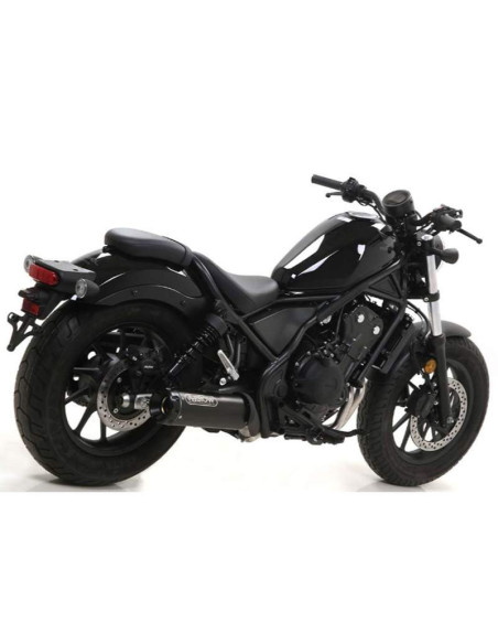 ARROW  Escape Honda Rebel 500 copa negro 17-