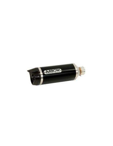 ARROW Silencioso Street Thunder aluminio Dark tapa en carbono Yamaha YZFR-MT 125 OC
