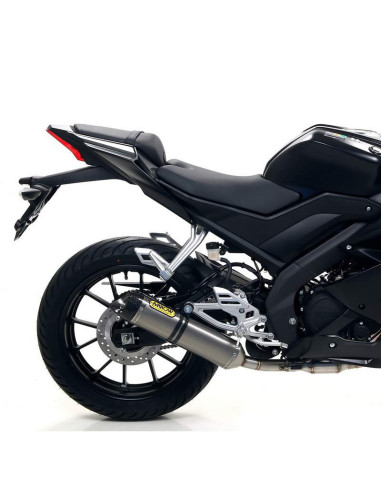 ARROW Escape Street Thunder titanio Yamaha YZFR-MT 125 OC