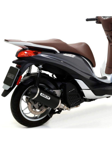 ARROW Escape Aluminio Negro para Piaggio Medley 125-150 OC