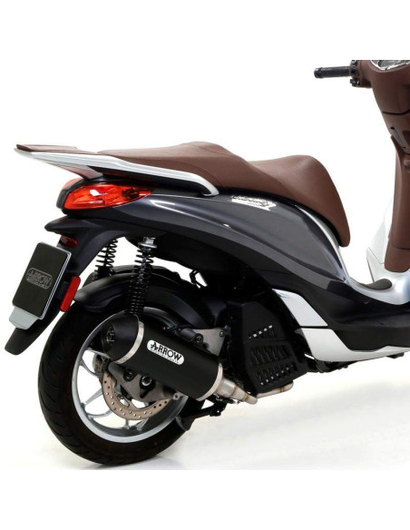 ARROW Escape Aluminio Negro para Piaggio Medley 125-150 OC
