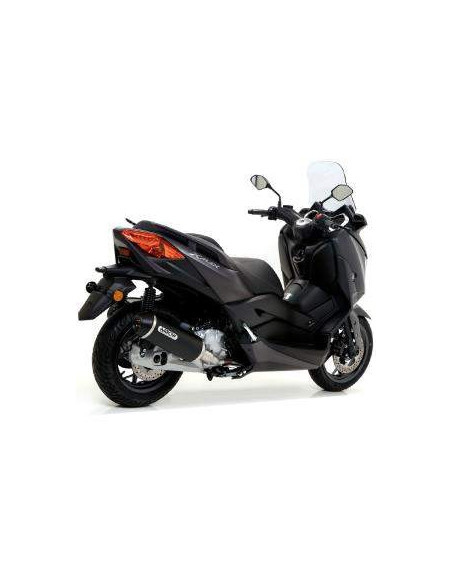 ARROW Escape URBAN aluminio DARK Yamaha XMax 125 18-20 Homologado OC