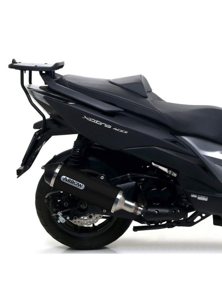 ARROW Escape Kymco Xciting 400i 17-18 aluminio negro OC