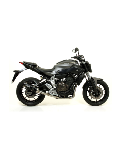 ARROW Escape aluminio negro fondo acero DARK THUNDER MT07 14-, Tracer 700 16- OC 2
